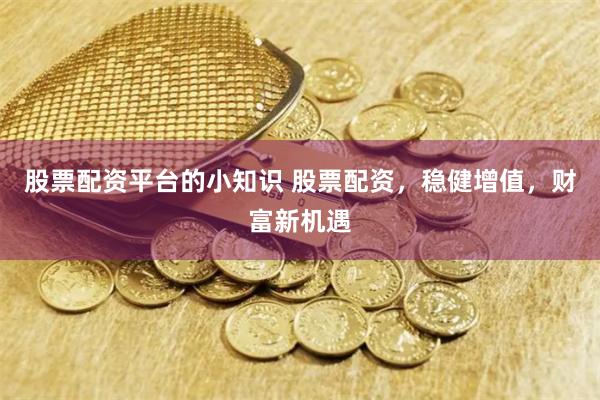 股票配资平台的小知识 股票配资，稳健增值，财富新机遇